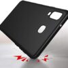 for  9 (6.58") Case, Shockproof Protective Black Case Soft Silicone Bumper Shell 2 Black Flexible Rubber Phone Protective Cases TPU Cover
