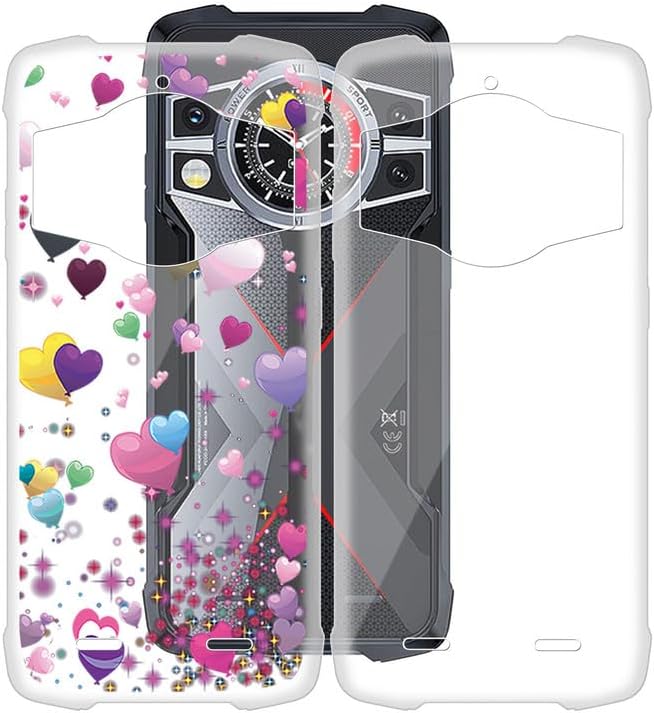 for  9 (6.58") Case, Shockproof Protective Black Case Soft Silicone Bumper Shell 2 Black Flexible Rubber Phone Protective Cases TPU Cover