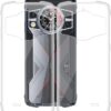 for  9 (6.58") Case, Shockproof Protective Black Case Soft Silicone Bumper Shell 2 Black Flexible Rubber Phone Protective Cases TPU Cover