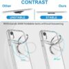 Phone Case for Innovatemee Wave 6C (6.5") with 1 Pack Screen Protector, 360° Phone Magnetic Ring Holder, Ultra Thin Clear Soft Silicone Shockproof Shell Cover for Innovatemee Wave 6C