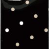 Phone Case Compatible with iPhone 15 Pro Classic Trendy Stylish Pattern Slim Soft IMD Glossy Protective Girls Women Cover(iPhone 15pro 6.1inch,Black)