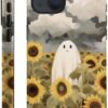 Case Compatible with for iPhone 13,Forest Lake Mountain Watercolor Phone Case Hybrid 2-Layer Hard Shell,Shockproof Soft for Girl Women Boy Men,Case for iPhone 13
