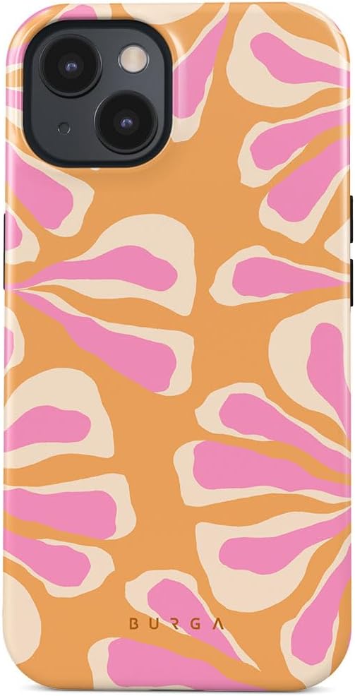Phone Case Compatible with iPhone 14 Plus - Hybrid 2-Layer Hard Shell + Silicone Protective Case - Blue Hearts Love Kiss Amor - Scratch-Resistant Shockproof Cover