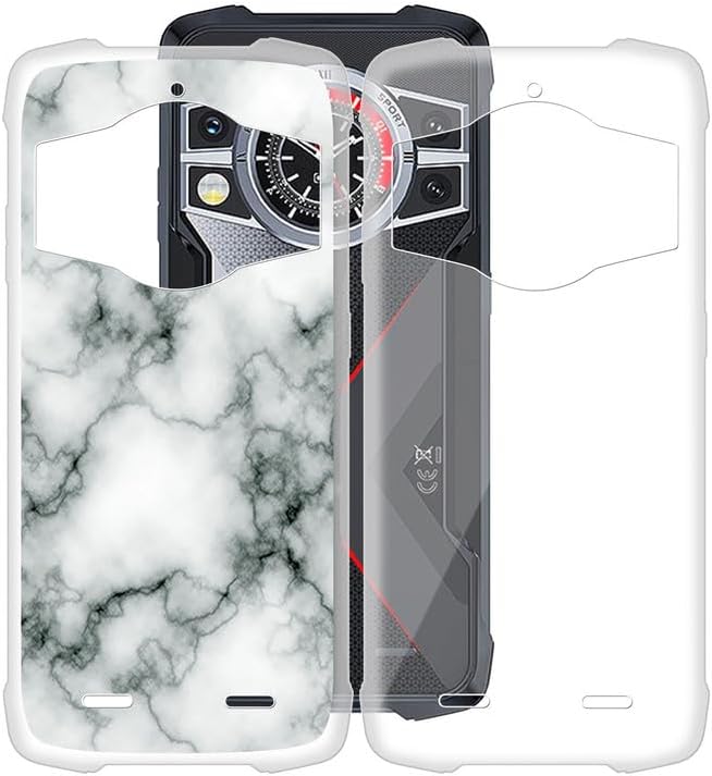 for  9 (6.58") Case, Shockproof Protective Black Case Soft Silicone Bumper Shell 2 Black Flexible Rubber Phone Protective Cases TPU Cover