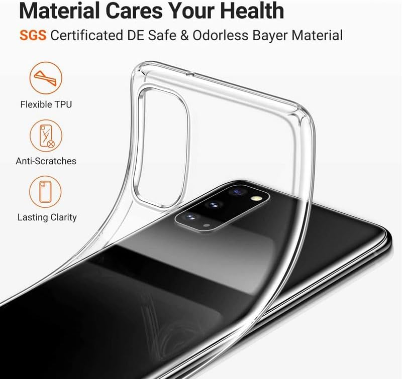Phone Case for Innovatemee Wave 6C (6.5") with 1 Pack Screen Protector, 360° Phone Magnetic Ring Holder, Ultra Thin Clear Soft Silicone Shockproof Shell Cover for Innovatemee Wave 6C