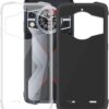 for  9 (6.58") Case, Shockproof Protective Black Case Soft Silicone Bumper Shell 2 Black Flexible Rubber Phone Protective Cases TPU Cover