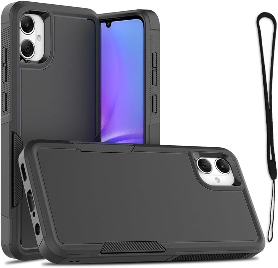 for Samsung Galaxy A05 Case,Case for Galaxy A05,TPU+PC Dual Layer Shockproof Mobile Case for Galaxy A05 (Dark Green)