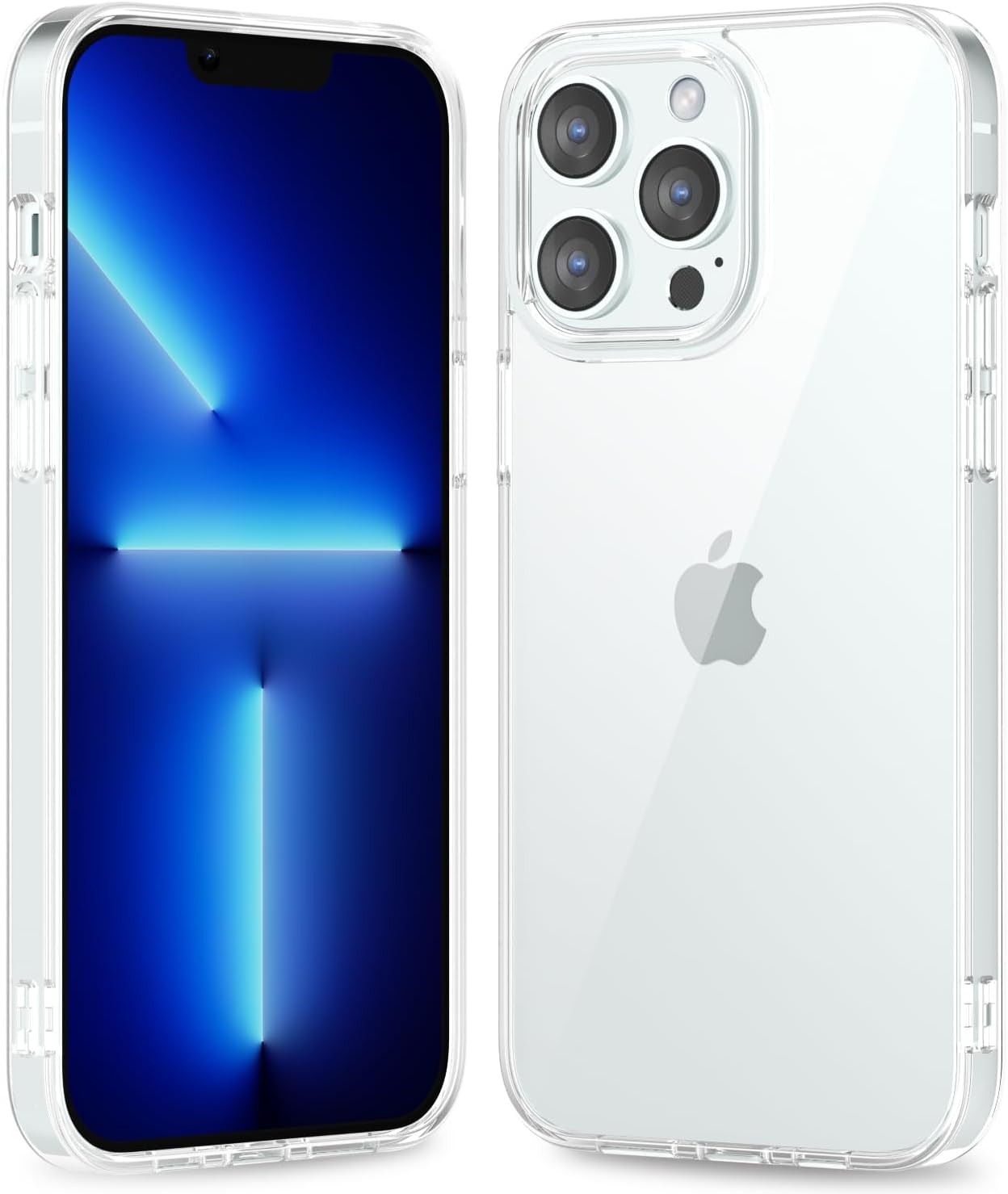 Thin Slim Clear case for iPhone XR, Transparent Hybrid Hard Shell Plastic & Soft Silicone Rubber Bumper, Non-Yellow Acrylic Protective Lightweight Cover for Women, White