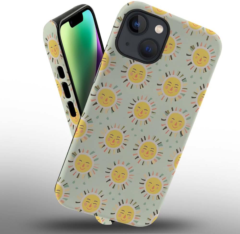 Phone Case Compatible with iPhone 14 Plus Case,Hybrid 2 Layer PC Hard Shell + Silicone Protective Case, White Gold Marble Scratch-Resistant Shockproof Cover for iPhone 14 Plus
