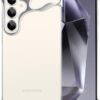 Frameles Phone Case for Samsung Galaxy S24 Plus Phone Case Minimalist Protective Shock Absorption Aerospace Grade Aluminum Shells + Elastomer Inlays Easy Fit (Aluminum Polished Silver)