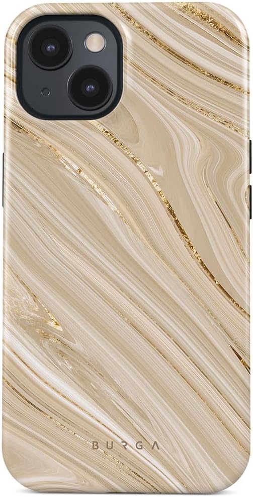 Phone Case Compatible with iPhone 14 Plus - Hybrid 2-Layer Hard Shell + Silicone Protective Case - Blue Hearts Love Kiss Amor - Scratch-Resistant Shockproof Cover