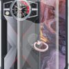 for  9 (6.58") Case, Shockproof Protective Black Case Soft Silicone Bumper Shell 2 Black Flexible Rubber Phone Protective Cases TPU Cover
