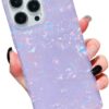 Pearl Pattern Compatible with iPhone 11 Rectangle Edge Case, Slim Soft TPU Silicone Protective Bumper Cases Cover(Pink Pearl,11)