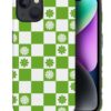 Phone Case Compatible with iPhone 14 Plus Case,Hybrid 2 Layer PC Hard Shell + Silicone Protective Case, White Gold Marble Scratch-Resistant Shockproof Cover for iPhone 14 Plus