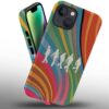 Phone Case Compatible with iPhone 14 Plus Case,Hybrid 2 Layer PC Hard Shell + Silicone Protective Case, White Gold Marble Scratch-Resistant Shockproof Cover for iPhone 14 Plus