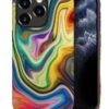 Case Compatible with iPhone 11,Colorful Marble 2 in 1 Phone Case for Women Men,Soft TPU and PC Hard Shell Mixed Two-Layer Protective Phone Case for 11 6.1 Inch