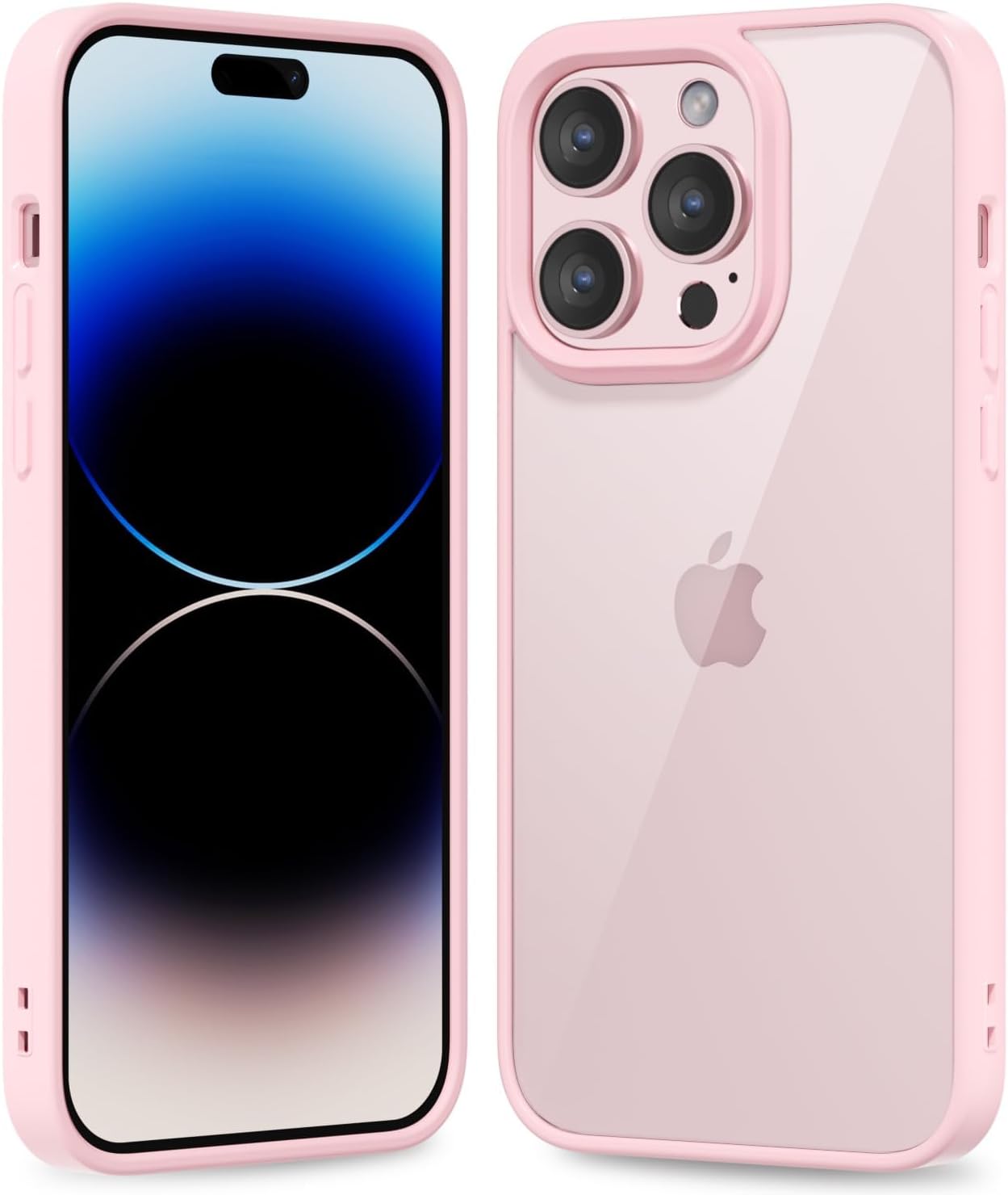 Thin Slim Clear case for iPhone XR, Transparent Hybrid Hard Shell Plastic & Soft Silicone Rubber Bumper, Non-Yellow Acrylic Protective Lightweight Cover for Women, White