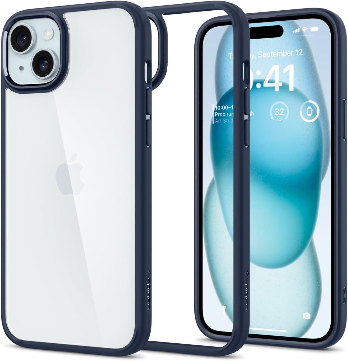 For iPhone 15 Case (2023) [Anti-Yellowing], [Military-Grade Protection] - Crystal Clear