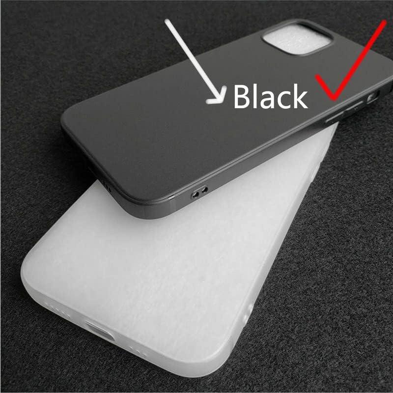 for  9 (6.58") Case, Shockproof Protective Black Case Soft Silicone Bumper Shell 2 Black Flexible Rubber Phone Protective Cases TPU Cover
