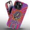 Phone Case Compatible with iPhone 14 Pro Max Case,Hybrid 2 Layer PC Hard Shell + Silicone Protective Case, Vintage Red Cherry Blossom Scratch-Resistant Shockproof Cover for iPhone 14 Pro Max