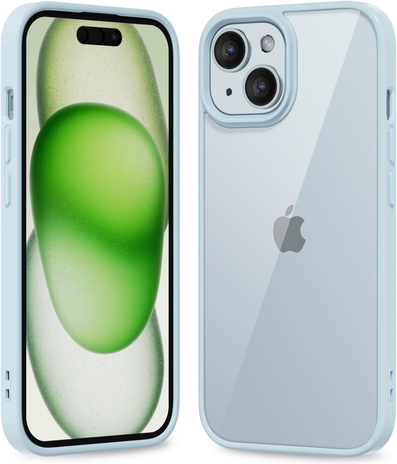 Thin Slim Clear case for iPhone XR, Transparent Hybrid Hard Shell Plastic & Soft Silicone Rubber Bumper, Non-Yellow Acrylic Protective Lightweight Cover for Women, White