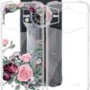for  9 (6.58") Case, Shockproof Protective Black Case Soft Silicone Bumper Shell 2 Black Flexible Rubber Phone Protective Cases TPU Cover