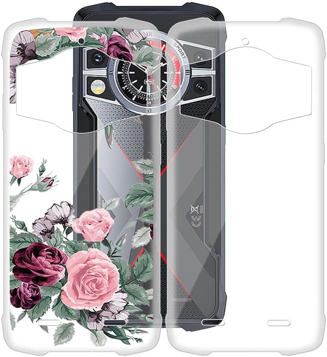 for  9 (6.58") Case, Shockproof Protective Black Case Soft Silicone Bumper Shell 2 Black Flexible Rubber Phone Protective Cases TPU Cover