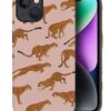 Phone Case Compatible with iPhone 14 Plus Case,Hybrid 2 Layer PC Hard Shell + Silicone Protective Case, White Gold Marble Scratch-Resistant Shockproof Cover for iPhone 14 Plus