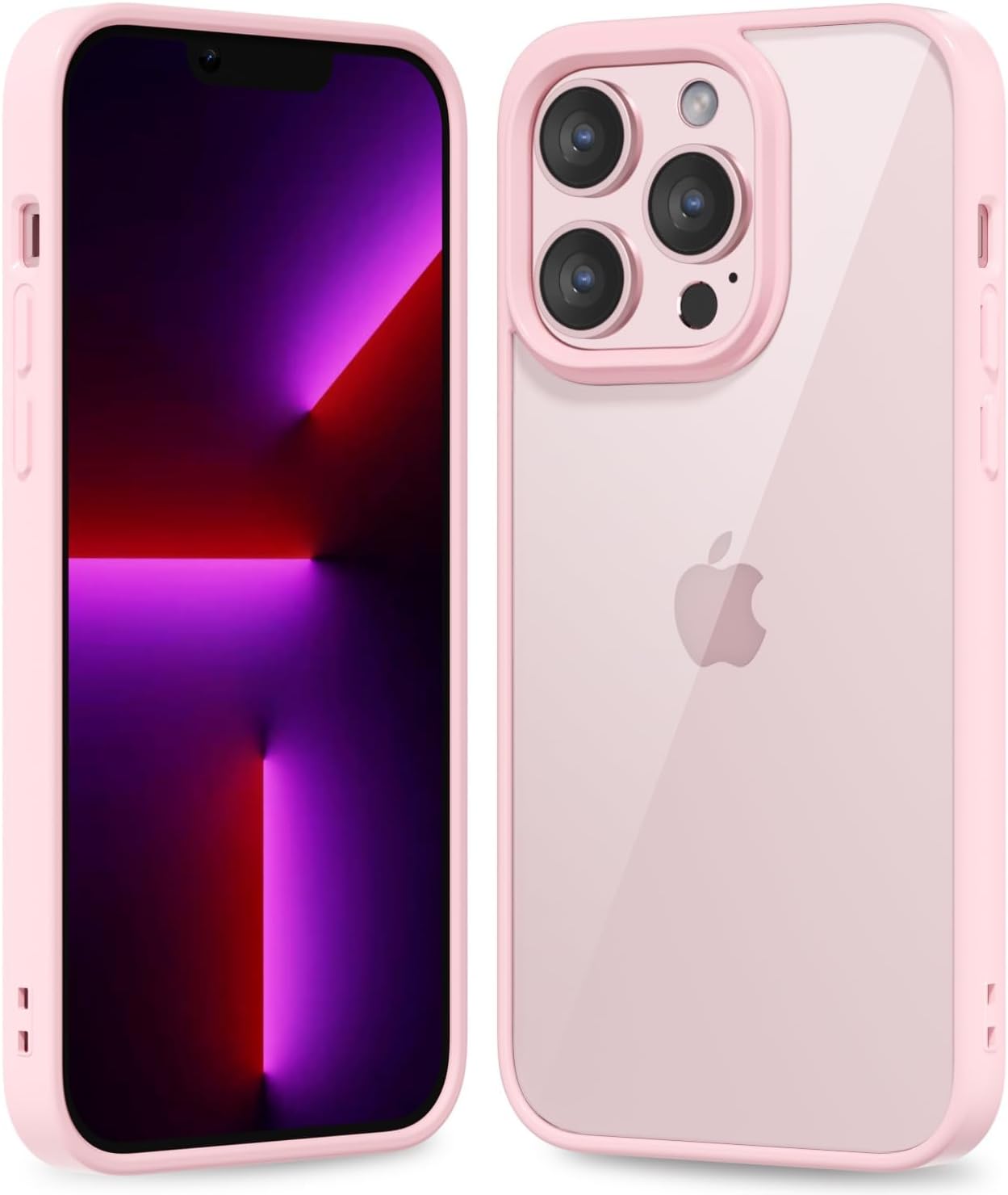 Thin Slim Clear case for iPhone XR, Transparent Hybrid Hard Shell Plastic & Soft Silicone Rubber Bumper, Non-Yellow Acrylic Protective Lightweight Cover for Women, White