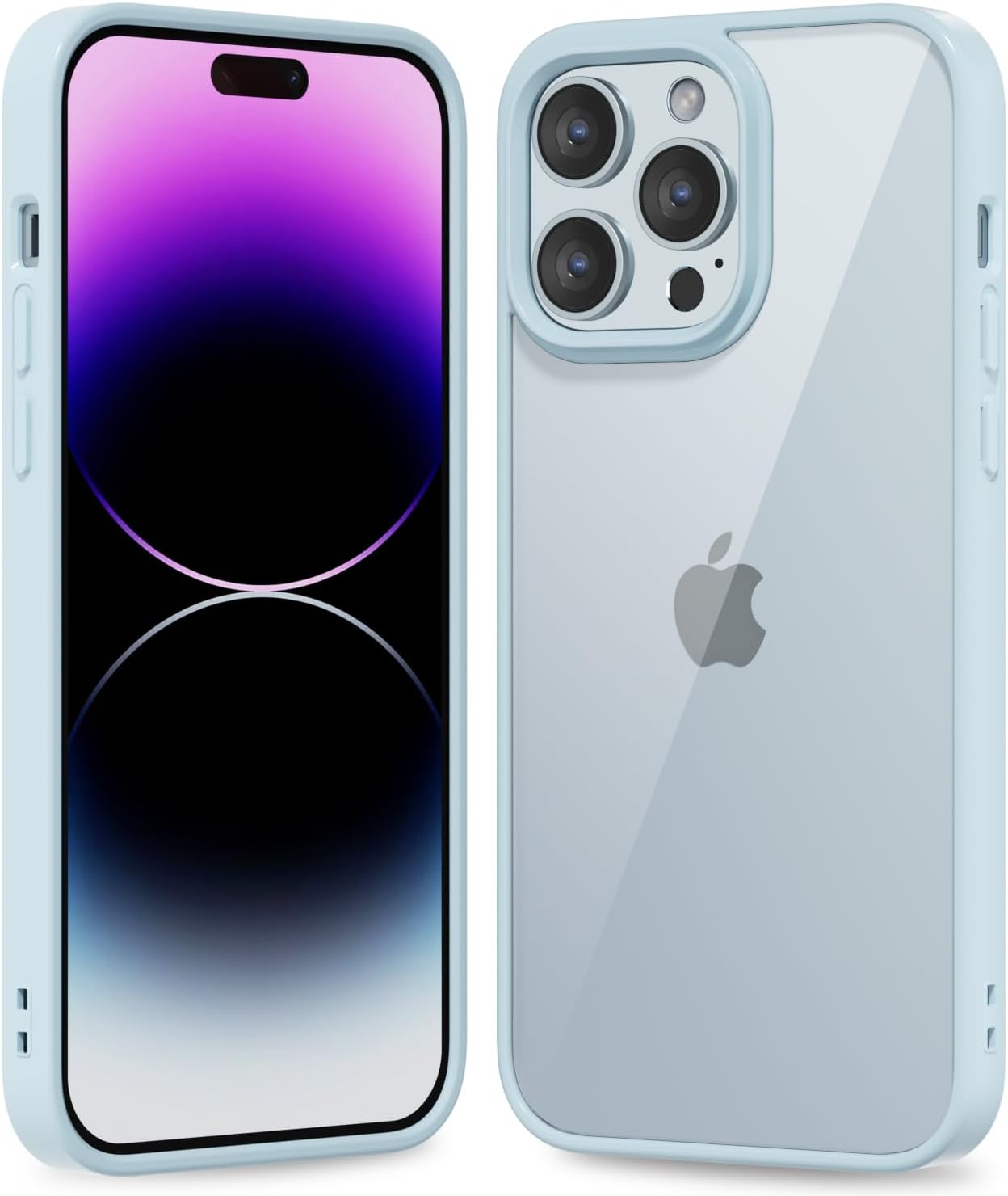 Thin Slim Clear case for iPhone XR, Transparent Hybrid Hard Shell Plastic & Soft Silicone Rubber Bumper, Non-Yellow Acrylic Protective Lightweight Cover for Women, White