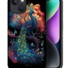 Case Compatible with iPhone 11,Colorful Marble 2 in 1 Phone Case for Women Men,Soft TPU and PC Hard Shell Mixed Two-Layer Protective Phone Case for 11 6.1 Inch