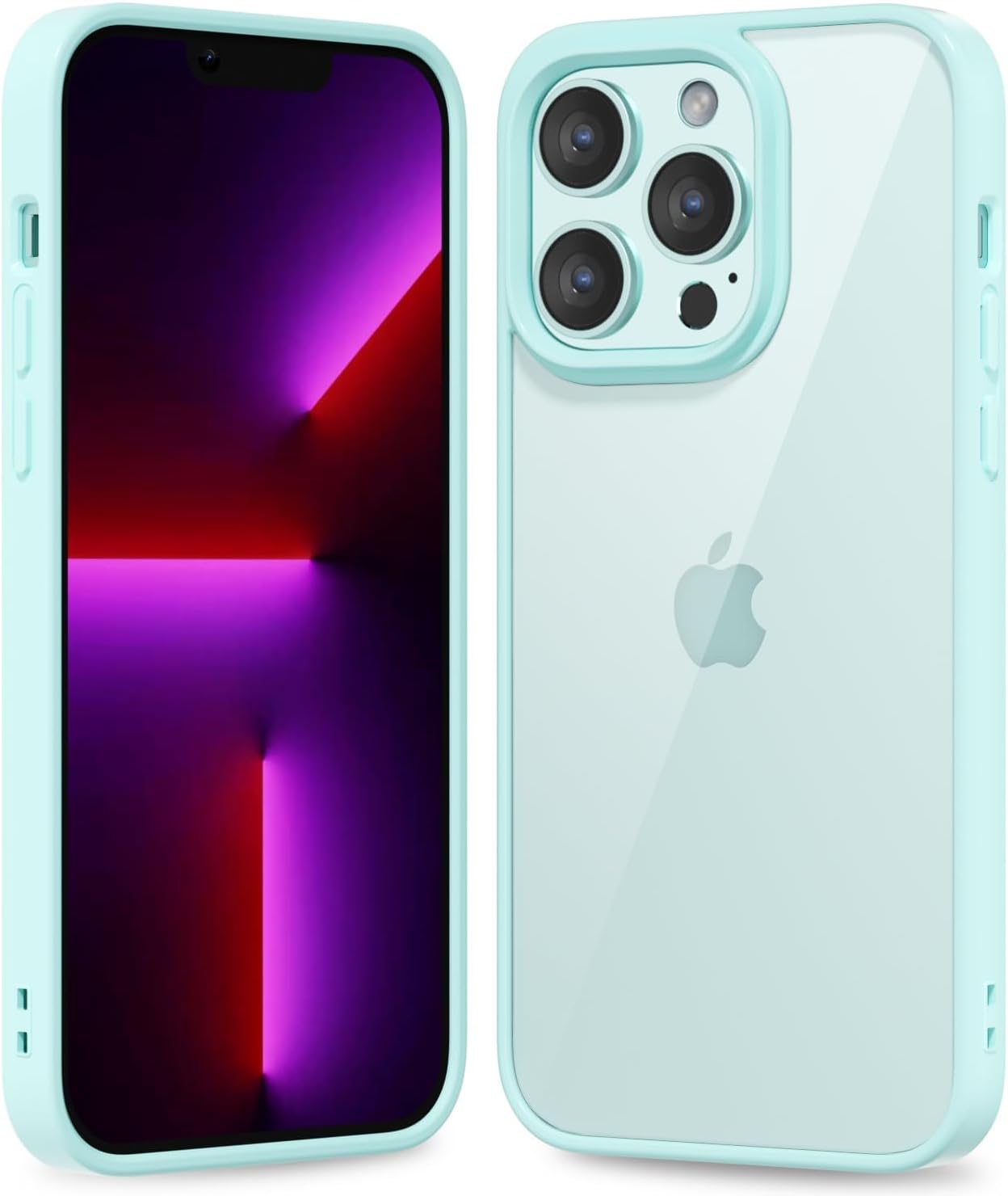 Thin Slim Clear case for iPhone XR, Transparent Hybrid Hard Shell Plastic & Soft Silicone Rubber Bumper, Non-Yellow Acrylic Protective Lightweight Cover for Women, White