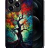 Case Compatible with iPhone 11,Colorful Marble 2 in 1 Phone Case for Women Men,Soft TPU and PC Hard Shell Mixed Two-Layer Protective Phone Case for 11 6.1 Inch
