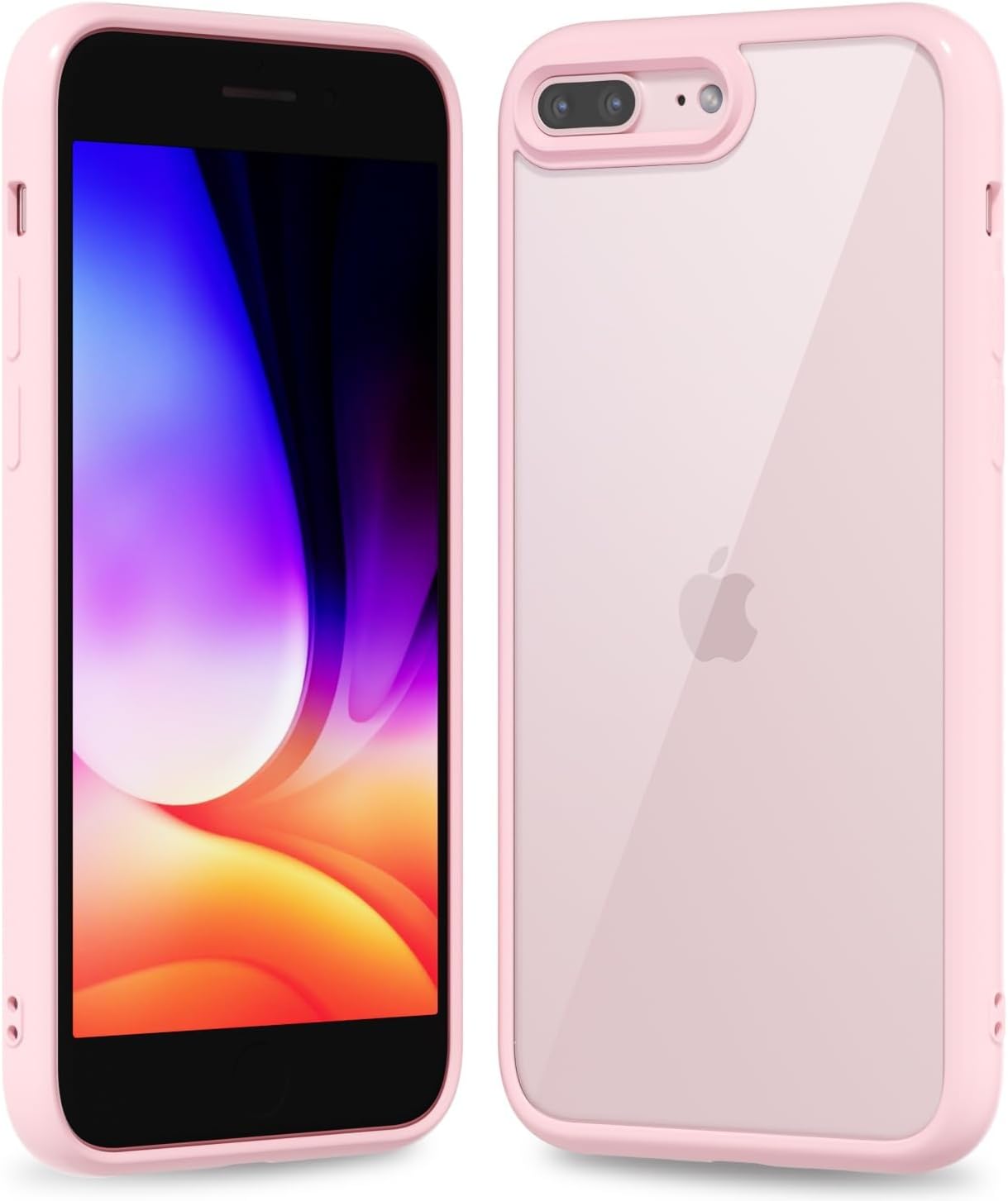 Thin Slim Clear case for iPhone XR, Transparent Hybrid Hard Shell Plastic & Soft Silicone Rubber Bumper, Non-Yellow Acrylic Protective Lightweight Cover for Women, White