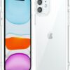 Thin Slim Clear case for iPhone XR, Transparent Hybrid Hard Shell Plastic & Soft Silicone Rubber Bumper, Non-Yellow Acrylic Protective Lightweight Cover for Women, White