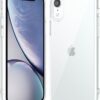 Thin Slim Clear case for iPhone XR, Transparent Hybrid Hard Shell Plastic & Soft Silicone Rubber Bumper, Non-Yellow Acrylic Protective Lightweight Cover for Women, White