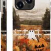 Innovatemee Case Compatible with iPhone 15 Pro Max,Almond Blossoms Artwork Phone Case for iPhone 15 Pro Max,Cases for Girls and Boys,Fall Prevention Hybrid 2-Layer Hard Shell Phone Case