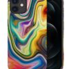 Case Compatible with iPhone 11,Colorful Marble 2 in 1 Phone Case for Women Men,Soft TPU and PC Hard Shell Mixed Two-Layer Protective Phone Case for 11 6.1 Inch