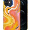 Case Compatible with iPhone 11,Colorful Marble 2 in 1 Phone Case for Women Men,Soft TPU and PC Hard Shell Mixed Two-Layer Protective Phone Case for 11 6.1 Inch