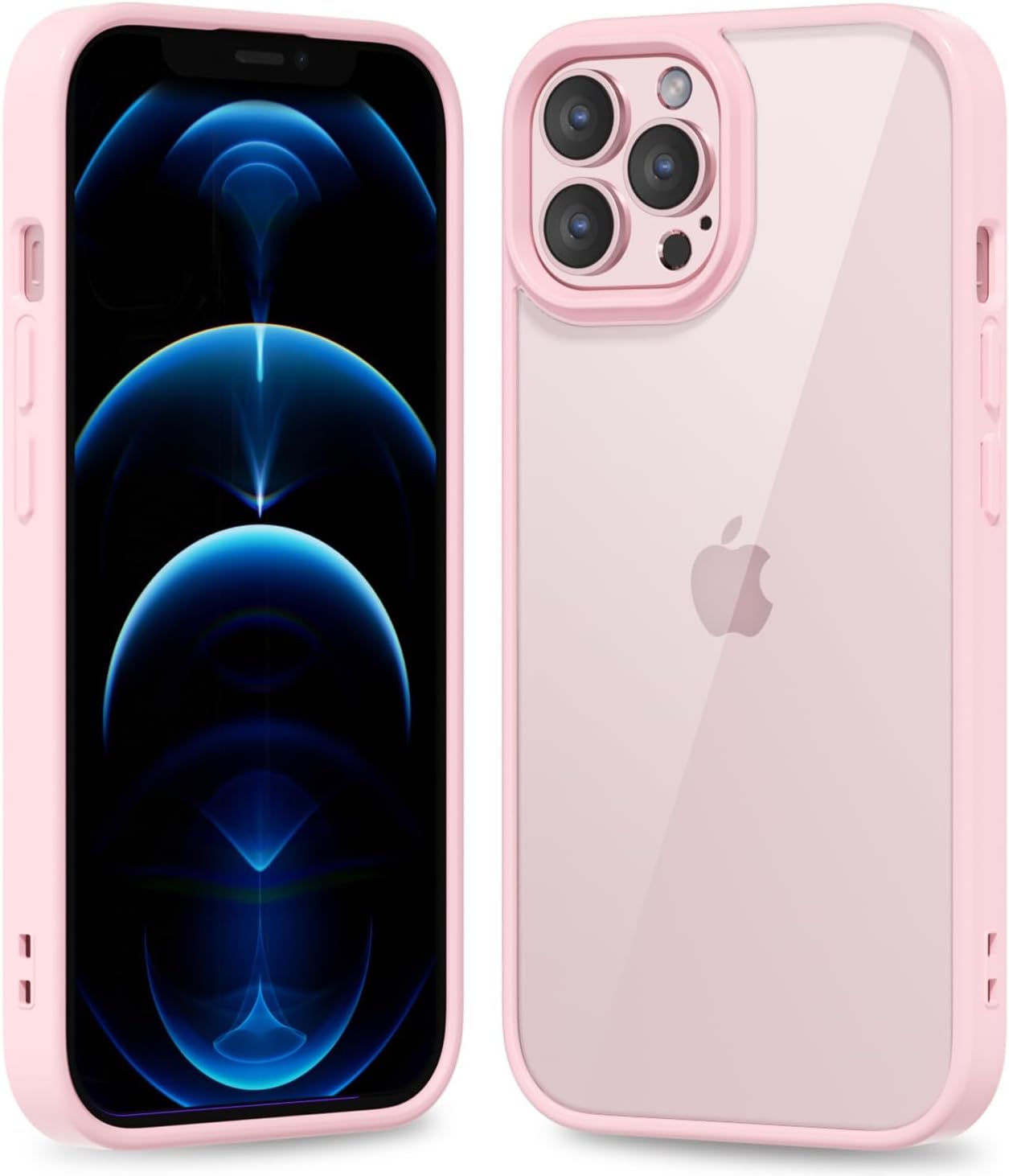 Thin Slim Clear case for iPhone XR, Transparent Hybrid Hard Shell Plastic & Soft Silicone Rubber Bumper, Non-Yellow Acrylic Protective Lightweight Cover for Women, White