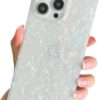 Pearl Pattern Compatible with iPhone 11 Rectangle Edge Case, Slim Soft TPU Silicone Protective Bumper Cases Cover(Pink Pearl,11)
