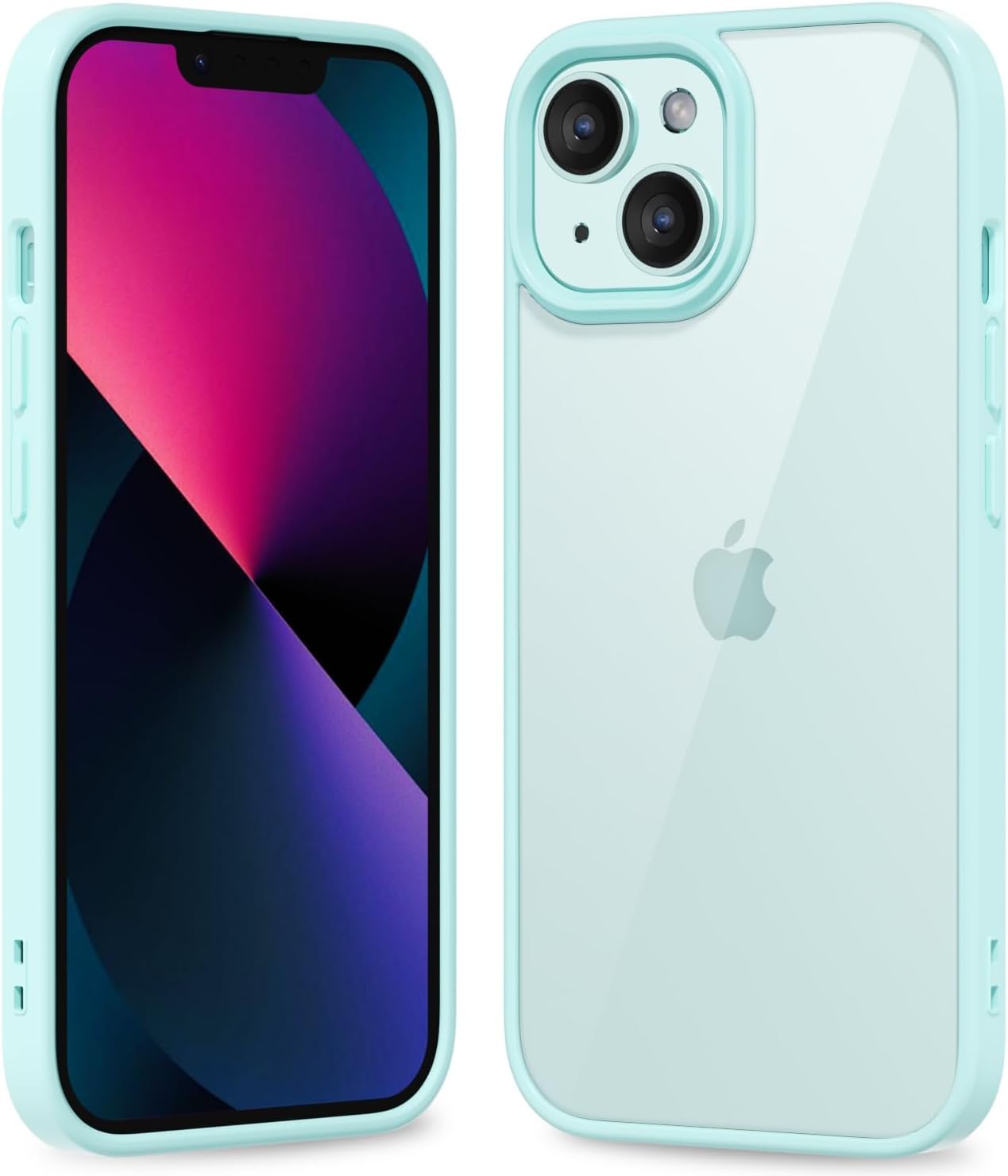 Thin Slim Clear case for iPhone XR, Transparent Hybrid Hard Shell Plastic & Soft Silicone Rubber Bumper, Non-Yellow Acrylic Protective Lightweight Cover for Women, White