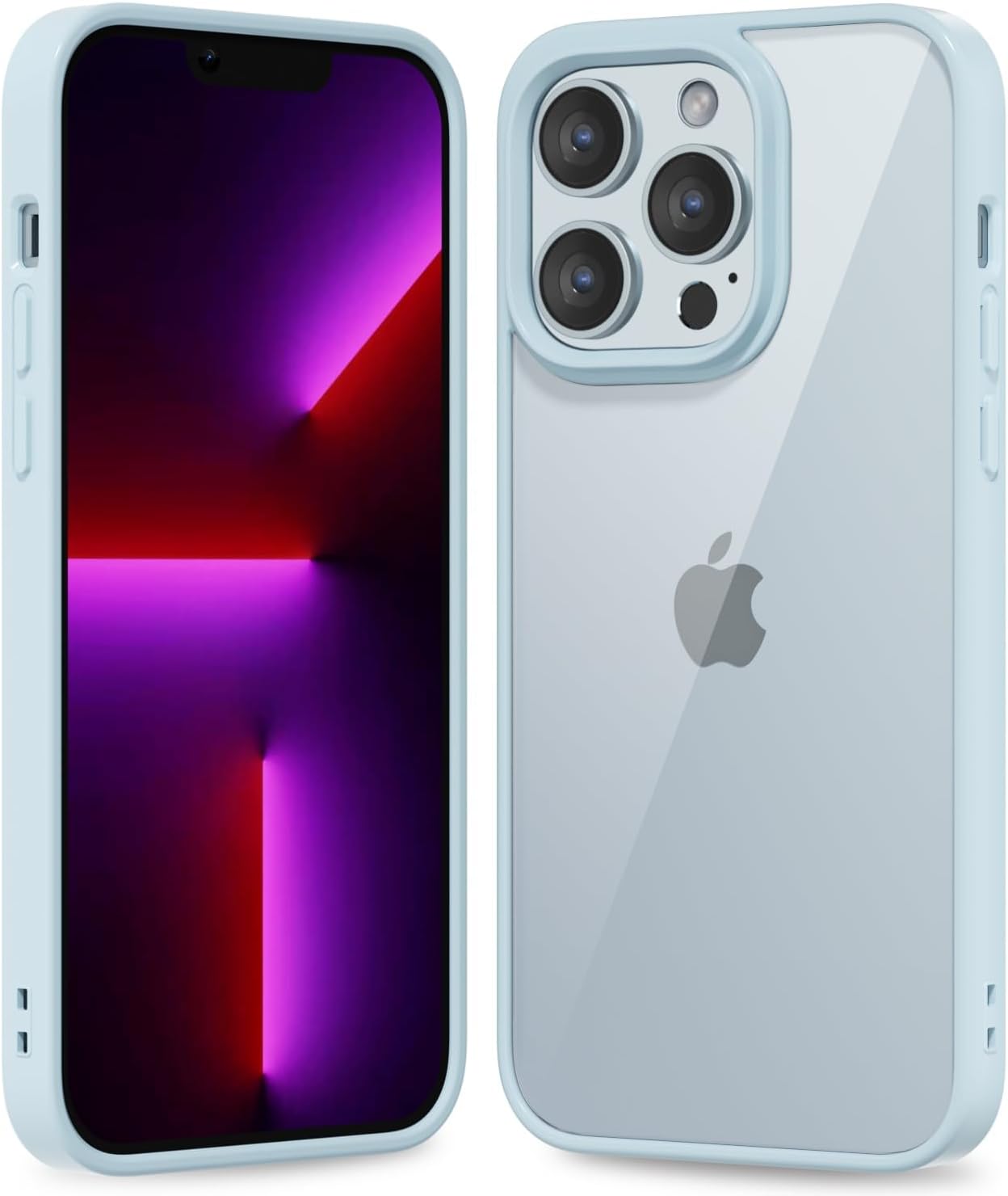 Thin Slim Clear case for iPhone XR, Transparent Hybrid Hard Shell Plastic & Soft Silicone Rubber Bumper, Non-Yellow Acrylic Protective Lightweight Cover for Women, White