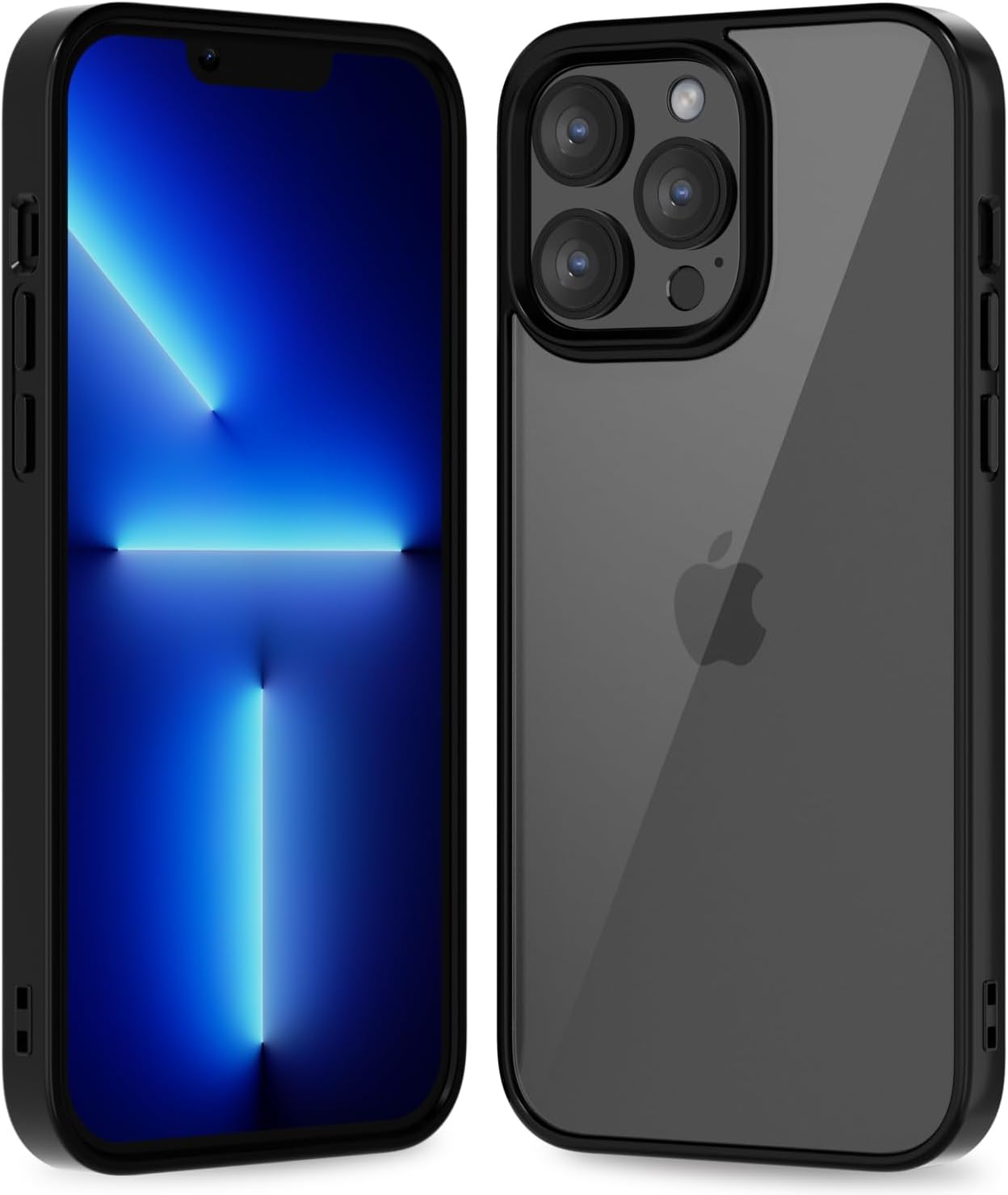 Thin Slim Clear case for iPhone XR, Transparent Hybrid Hard Shell Plastic & Soft Silicone Rubber Bumper, Non-Yellow Acrylic Protective Lightweight Cover for Women, White