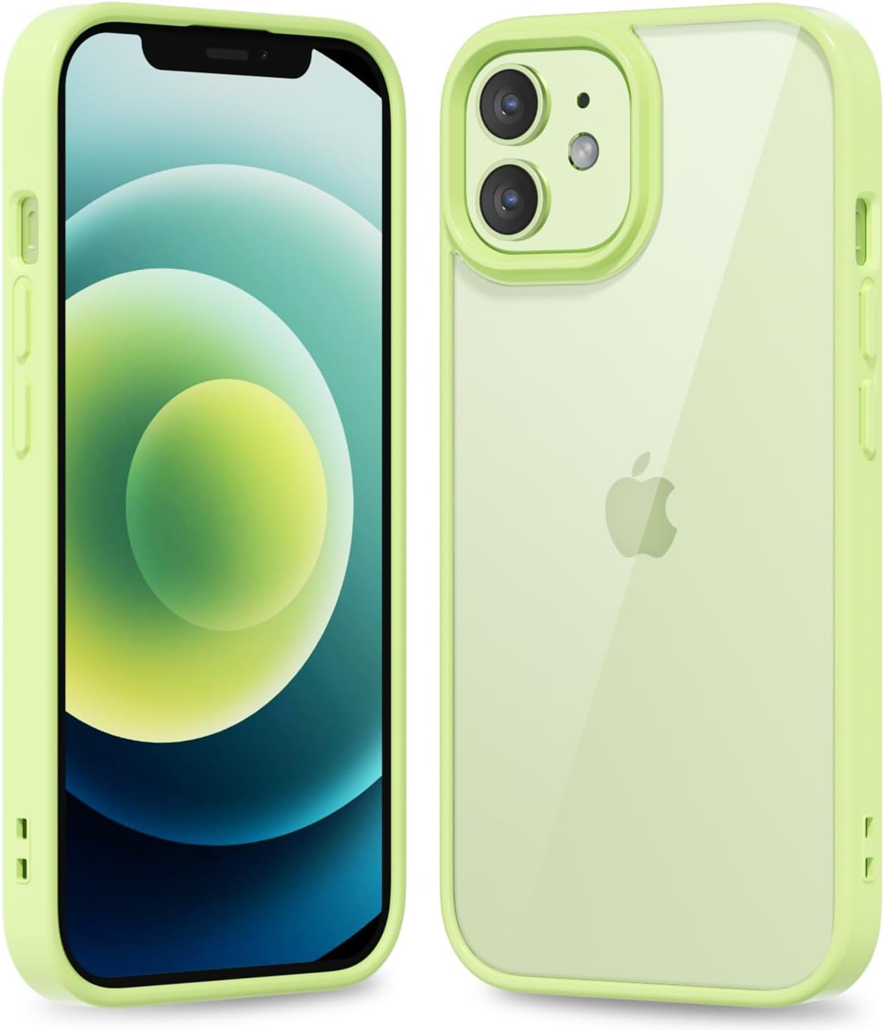 Thin Slim Clear case for iPhone XR, Transparent Hybrid Hard Shell Plastic & Soft Silicone Rubber Bumper, Non-Yellow Acrylic Protective Lightweight Cover for Women, White