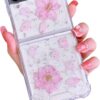 61nkivSQZ-L._AC_SL1500 Compatible with Galaxy Flip 6 Case Women Girls Flexible TPU Sequin Sparkle Glitter Shockproof Protective Phone Cover for Galaxy Z Flip 6 (Shell Colorful)