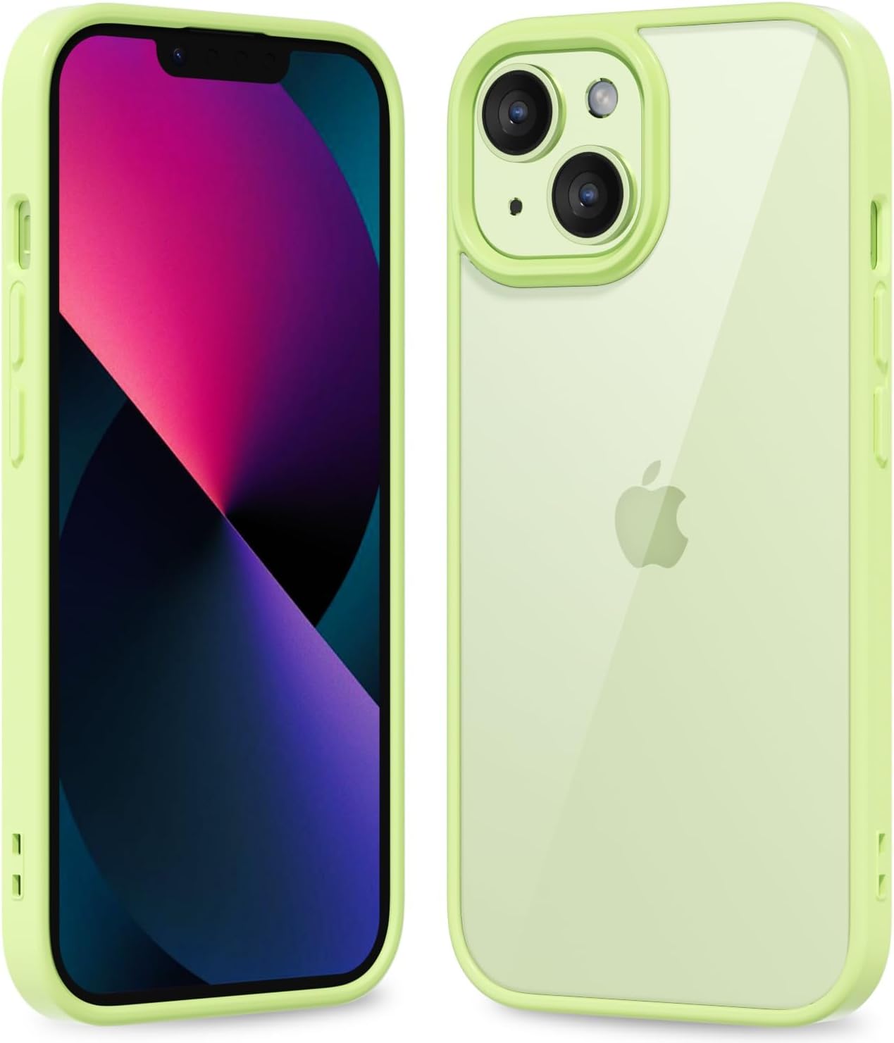 Thin Slim Clear case for iPhone XR, Transparent Hybrid Hard Shell Plastic & Soft Silicone Rubber Bumper, Non-Yellow Acrylic Protective Lightweight Cover for Women, White