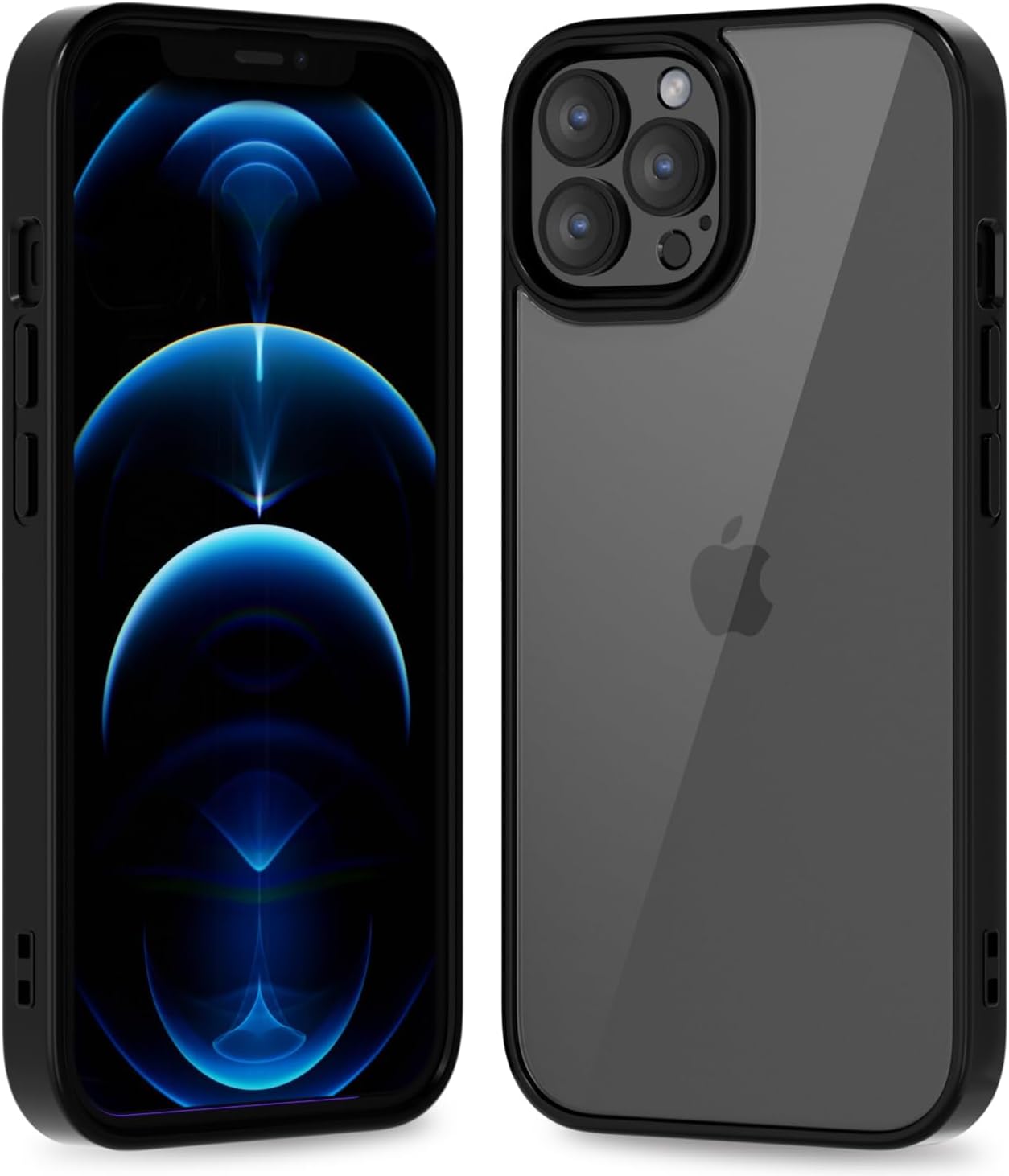 Thin Slim Clear case for iPhone XR, Transparent Hybrid Hard Shell Plastic & Soft Silicone Rubber Bumper, Non-Yellow Acrylic Protective Lightweight Cover for Women, White