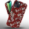 Phone Case Compatible with iPhone 14 Plus Case,Hybrid 2 Layer PC Hard Shell + Silicone Protective Case, White Gold Marble Scratch-Resistant Shockproof Cover for iPhone 14 Plus