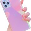 Pearl Pattern Compatible with iPhone 11 Rectangle Edge Case, Slim Soft TPU Silicone Protective Bumper Cases Cover(Pink Pearl,11)